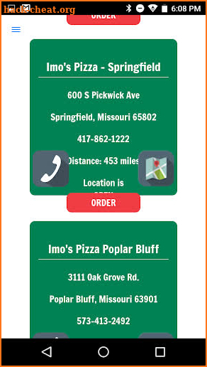 Imo's Pizza screenshot