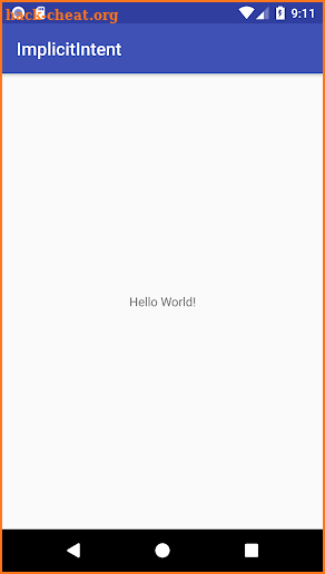 ImplicitIntent screenshot