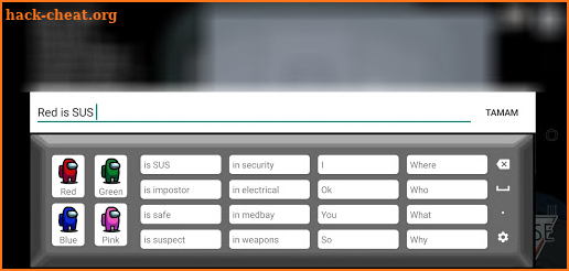 ImpoKeyboard - Custom Keyboard for Among Us screenshot