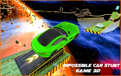 Impossible Car Racing 3d - Stunt Car Games screenshot