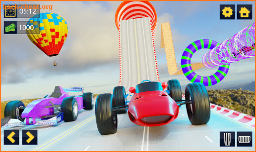 Impossible Formula Car Racing Stunt New Free Games screenshot