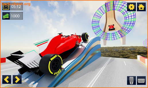 Impossible Formula Car Racing Stunt New Free Games screenshot