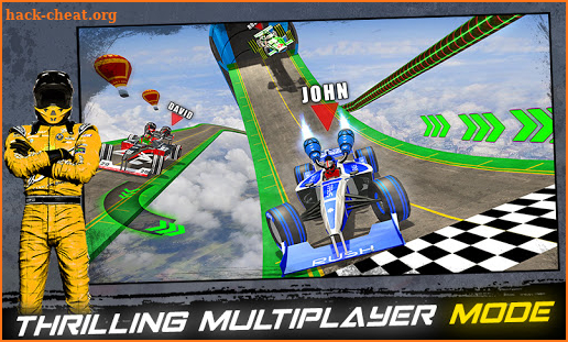 Impossible Formula Jet Car Racing Stunts screenshot