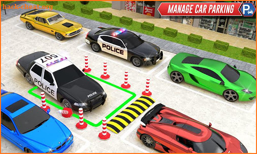 Impossible Police Car Parking Car Driver Simulator screenshot