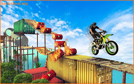 Impossible Ramp Bike Stunt Tricks Racing 3D screenshot