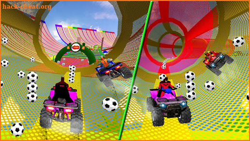 Impossible Ramp Stunts: Superhero Quad Bike screenshot