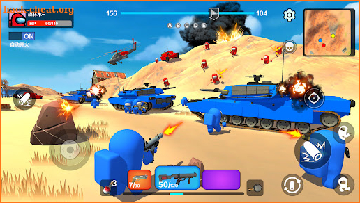 Imposter Squad battle war game screenshot