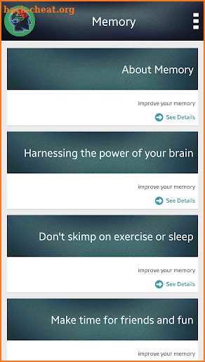 IMPROVE YOUR MEMORY PLUS screenshot
