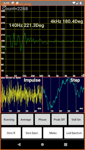 Impulse Response screenshot