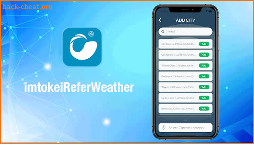 imtokeiReferWeather screenshot