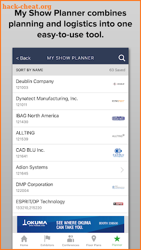 IMTS 2018 screenshot