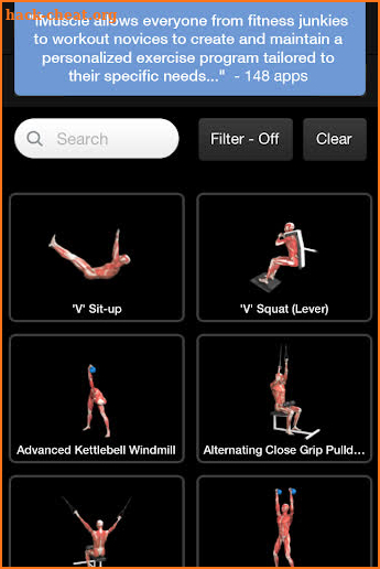 iMuscle 2 screenshot