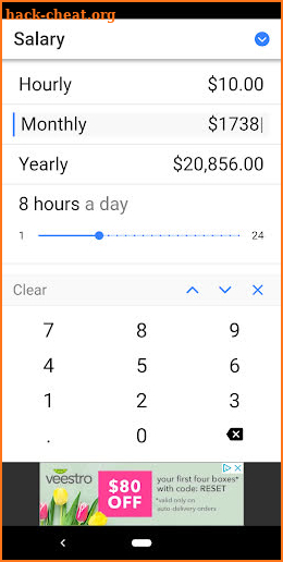 Income Calculator - Salary And Pay Rate Conversion screenshot