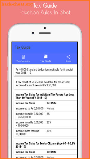 Income Tax Calculator 2018 - 2019 India screenshot