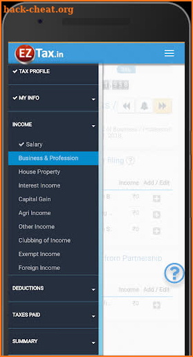 Income Tax Return, ITR eFiling App 2018 | EZTax.in screenshot