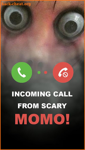 Incoming Call from Scary MOMO screenshot