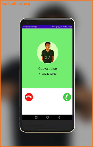 Incoming call : guava juiice screenshot