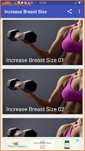 Increase Breast Size screenshot