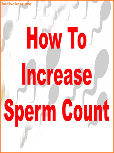 Increase your sperm count screenshot