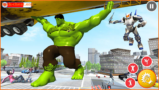 Incredible Green Hero Battle screenshot