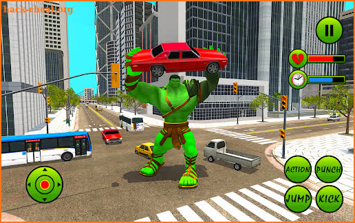 Incredible Monster Hero City Battle Rescue Mission screenshot