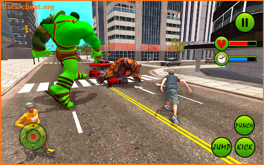 Incredible Monster Hero City Battle Rescue Mission screenshot