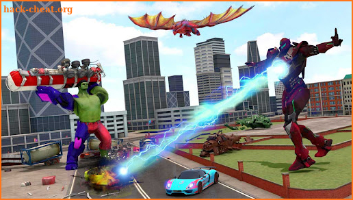 Incredible Monster Superhero City Battle Game 2021 screenshot