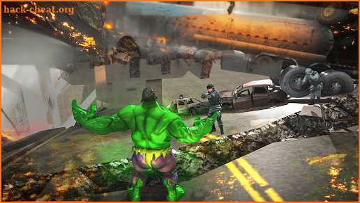 Incredible Muscle Superhero Monster Crime Battle screenshot