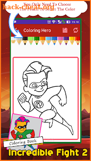 Incredibles Fight 2 Coloring Book screenshot