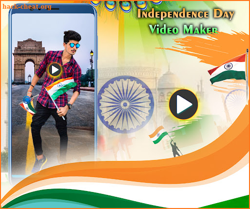 Independence day video maker - Photo frame screenshot