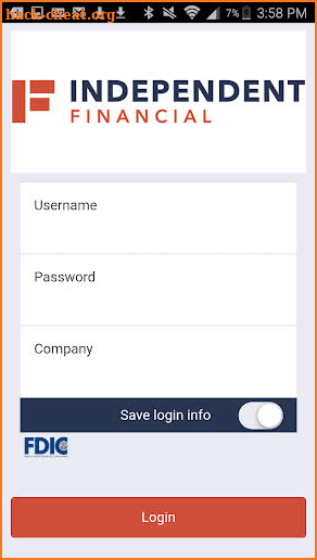 Independent Financial mRDC screenshot