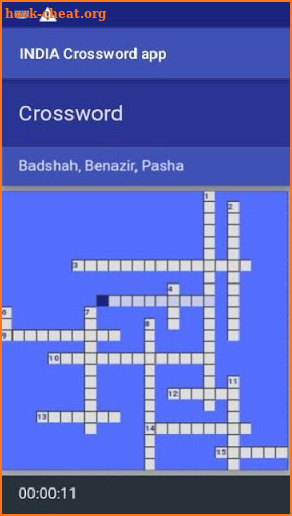 INDIA crossword App screenshot