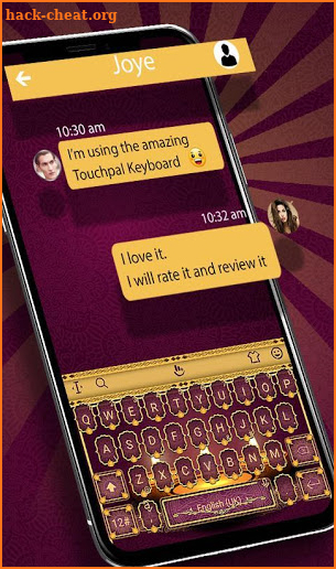 India Diwali Keyboard Theme screenshot