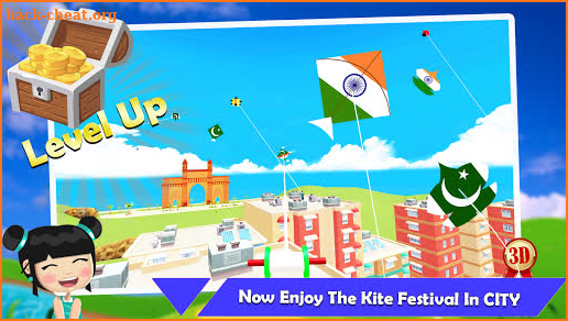 India Vs Pakistan Kite fly : Kite flying games screenshot