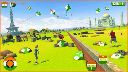 India Vs Pakistan Kite Flying Combat screenshot