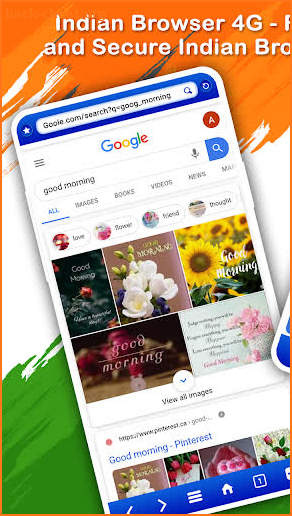 Indian Browser 4G Fast Browser screenshot