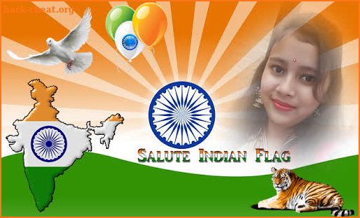 Indian Flag Photo Frames & DP Maker screenshot