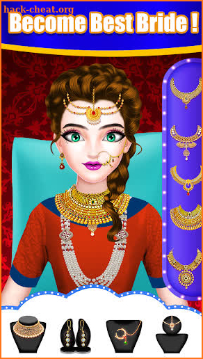 Indian Girl Bridal Makeup Game screenshot