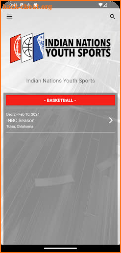 Indian Nations Youth Sports screenshot