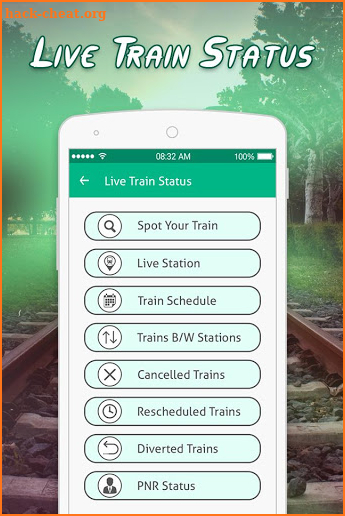 Indian Railway Train Status screenshot