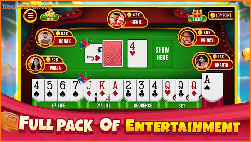 Indian Rummy Offline Card Game screenshot