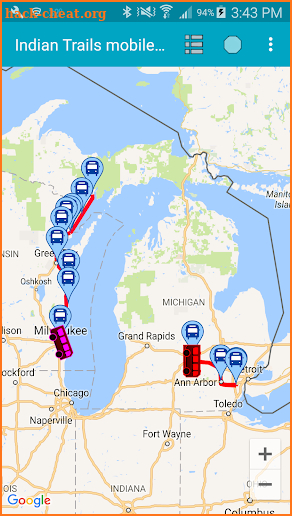 Indian Trails Bus Tracker screenshot