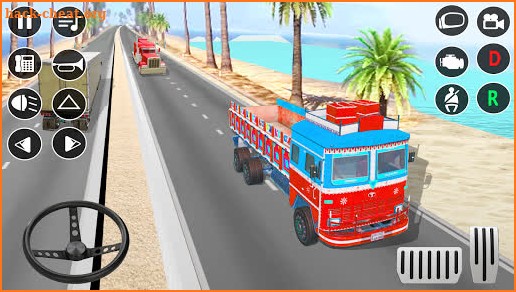 Indian Truck Modern Driver: Cargo Driving Games 3D screenshot