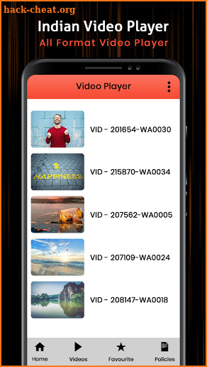 Indian Video Player (All Format Video Player) screenshot