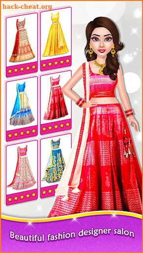 Indian Wedding Dressup- Makeup screenshot