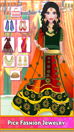 Indian Wedding Fashion Stylist: Makeup Artist game screenshot