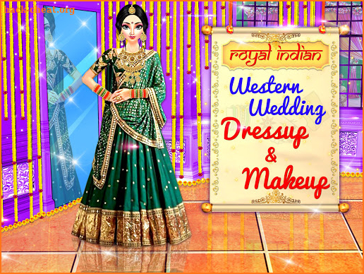 Indian Western Wedding Dressup screenshot