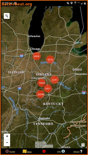 Indiana Mushroom Forager Map Morels Chanterelles screenshot