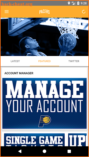 Indiana Pacers screenshot