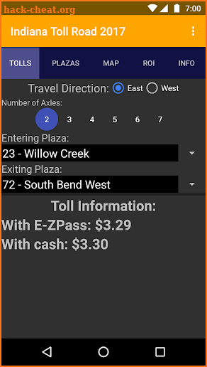 Indiana Toll Road 2018 screenshot